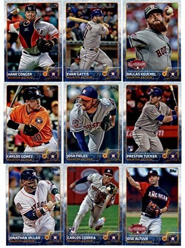 2015 Topps Update Series Houston Astros Baseball Cards Team Set of 18 Cards: Evan Gattis Hank Conger Dallas Keuchel Josh Fields Carlos Gomez Preston Tucker Jonathan Villar Amazing Astros¨ Carl