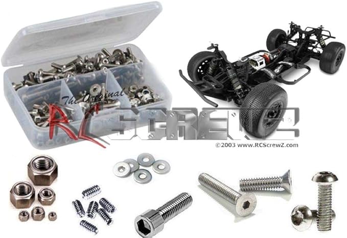 RCScrewZ Tekno RC Short Course Truck SCT 410.3 Stainless Steel Screw Kit Complete Replacement Set for RC Car Rusted and Stripped Screws Quality Upgrade Assembled in USA. tek008 for Tekno RC TKR5507