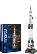 APENGBAOL Saturn V Space Rocket and Vehicles Building Blocks Set613 Precision Space Shuttle Building Block Toys for Kids .Gifts for Adults