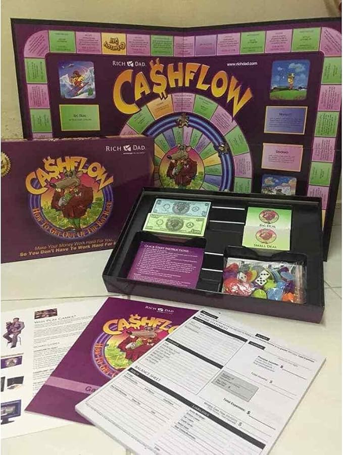 RIch Dad CashFlow 101 Board Games by Robert Kiyosaki 2-6 Players