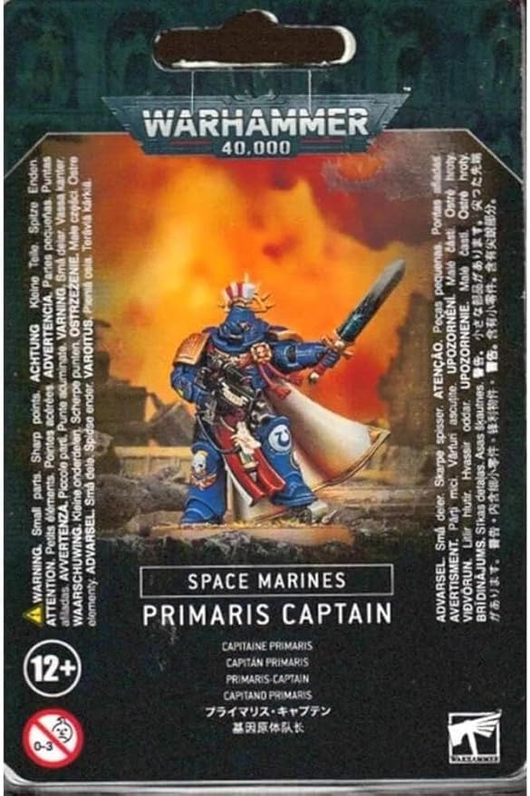 Games Workshop 99120101179 Space Marines Primaris Captain Plastic Kit for 12 years to 99 years