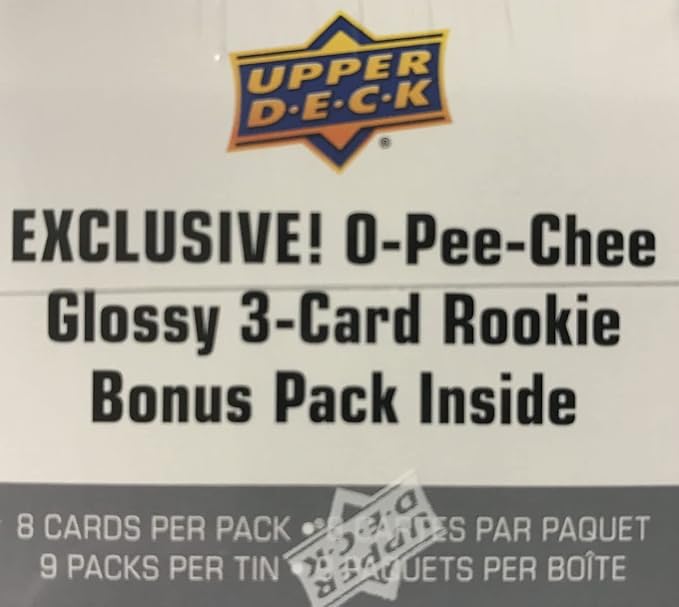 NHL Upper Deck 2021-22 Series One Hockey Trading Card Collector's Tin [8 Packs + 1 Bonus Pack]