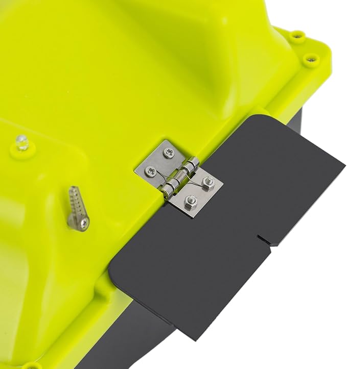RC Bait Boat 600m/1968ft RC Bait Boat 3 Boxes 4.4LBS Loading Capacity with Dual 5200mAh Li-Ion Batteries and LED Lights for Professional Fishing (Green (Without Lights))