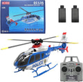 RC ERA C123 EC135 6CH RC Helicopter 1/36 Scale Military Aircraft Single-Rotor Gyroscopic Stabilization with Altitude Hold/One-Key Take Off for Beginners &amp Adults -RTF/2 Battery