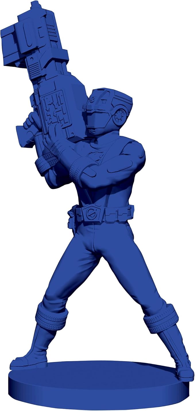 Renegade Game Studios Power Rangers: Heroes of The Grid RPM Ranger Pack Expansion - Five Rangers Ages 14+ Two to Five Players