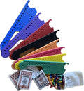 2-8 Player 3D Printed Pegs and Jokers Board Game Set 8 Colors Complete with Cards and Storage Bag