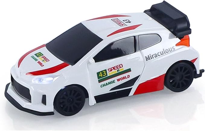 2.4GHz 1:43 Full Scale RC Drift Car High Speed 15km/h Speed 4WD RTR Mini Car 3-Speed Modes Multifunctional Lights Gyroscope Hobby Grade Model for Christmas Birthday Gift