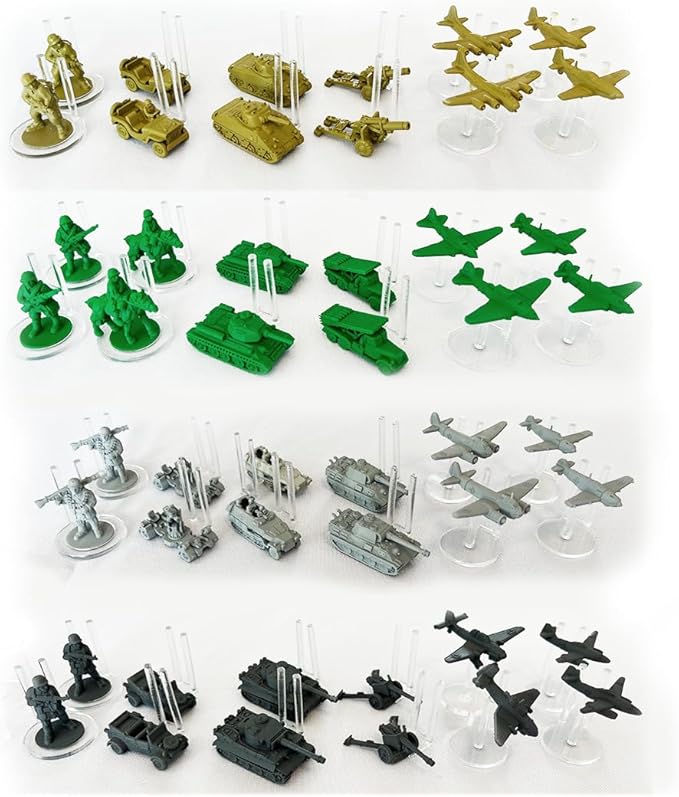 Extra Miniatures for Aces &amp Armor The WW2 Strategy Board Game Ages 14+