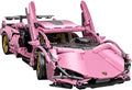 Race Car Building Block Set – 1:14 Pink Sport Speed Technical Supercar Model Kit 1314 PCS Collectible Challenging Vehicles Toys Birthday Gifts for Adults Boys Teens Age 8-12 8-14 14+