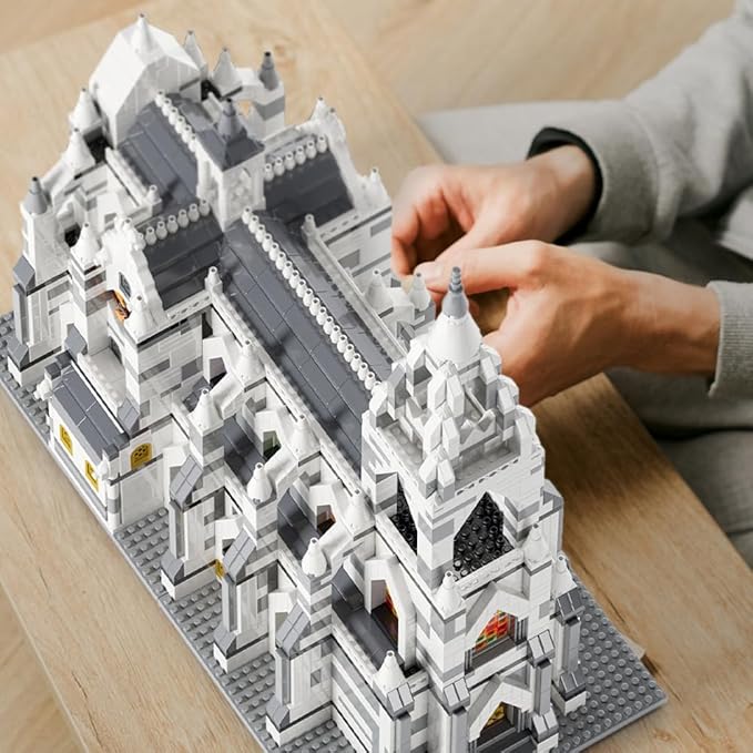 Cologne Cathedral Germany Micro Brick Building Set (3598 Pieces) – Landmark Model Educational Toy Gift for Kids and Adults