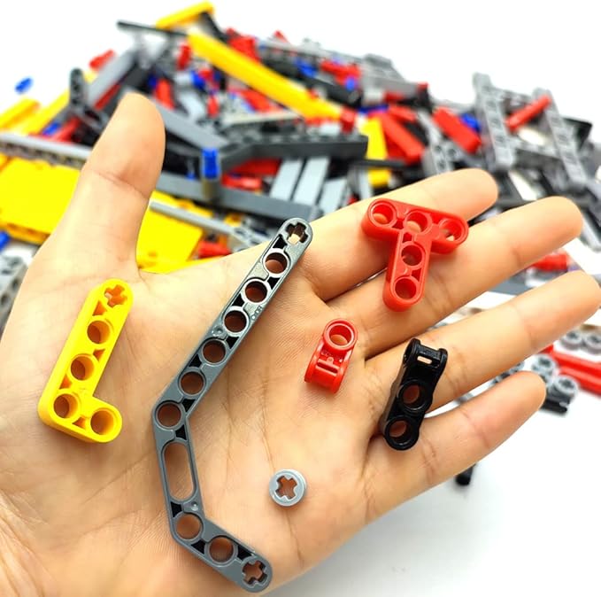 dspitwod Technical Parts Beams Axles Connectors Bricks Sets - 420 Pieces Frame Liftarms Beams for Technic Car STEM Building Block Toys