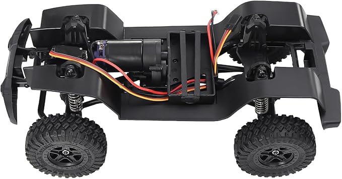 for TRX4M 155mm 6.10in Wheelbase Assembled Frame Chassis Front Rear Axles Gearbox for 1/18 AX-8560 Rc Crawler TRX4-M Bronco Defender