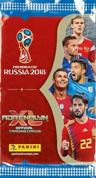 2018 Panini Adrenalyn World Cup Russia HUGE 24 Pack Factory Sealed Box with 144 Cards! Look for KYLIAN MBAPPE ROOKIE &amp Lionel Messi Ronaldo Neymar Jr Salah Kane &amp Many More!