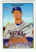Sports Memorabilia Autograph Warehouse 248069 Ken Giles Autographed Baseball Card - Houston Astros 2016 Topps Heritage - No. 225