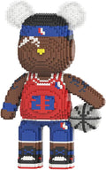 DAHONPA Basketball Bear Micro Building Blocks Set (5150 Pieces) Bear Bricks Set Creative Home &amp Office Decor Gift for Adults and Kids