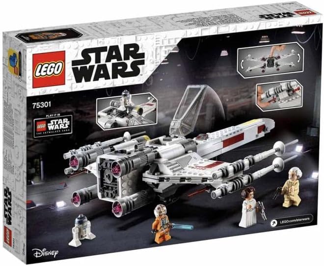 LEGO® Star Wars™ Luke Skywalker’s X-Wing Fighter™ 75301 Toy Building Kit for Kids
