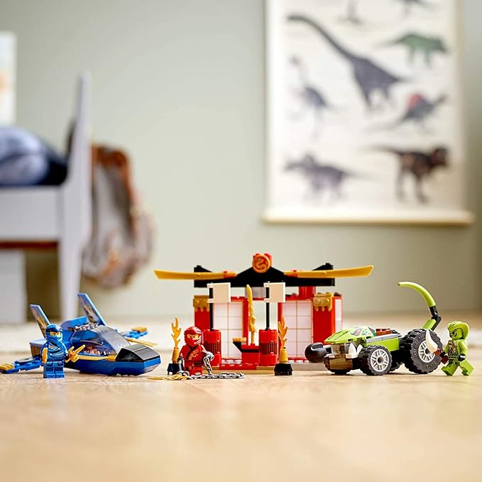LEGO NINJAGO Legacy Storm Fighter Battle 71703 Ninja Playset Building Toy for Kids Featuring Ninja Action Figures (165 Pieces)