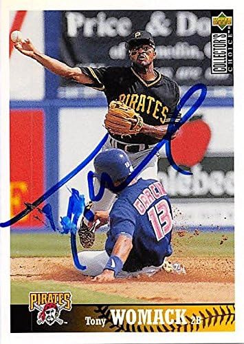 Sports Memorabilia Autograph Warehouse 244510 Tony Womack Autographed Baseball Card - Pittsburgh Pirates FT 1997 Upper Deck - No. 434