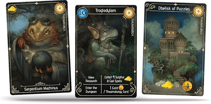 Forbidden Games Lizard Wizard – Fantasy Strategy Game of Spellcasting Potions and Mystical Creatures Ages 10+ 2-6 Players Family Game Night Essential