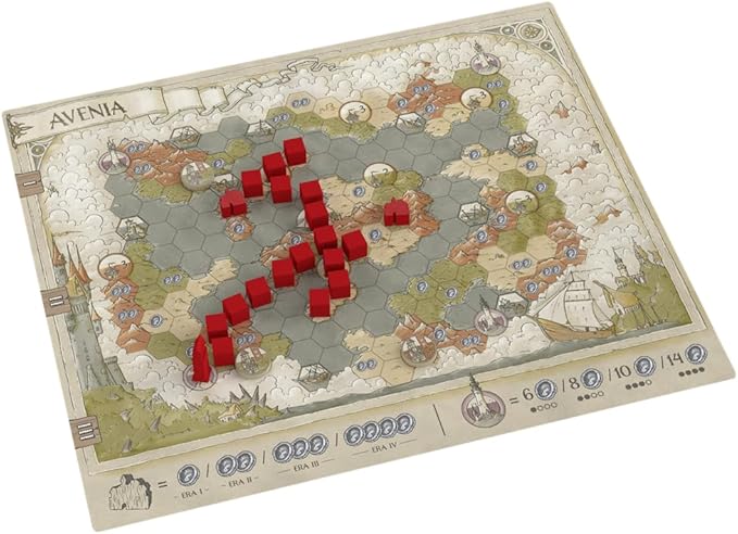 AEG The Guild of Merchant Explorers | Explore The World Establish New Settlements | Nautical Voyage Adventure Board Game | 1-4 Players | Ages 10+