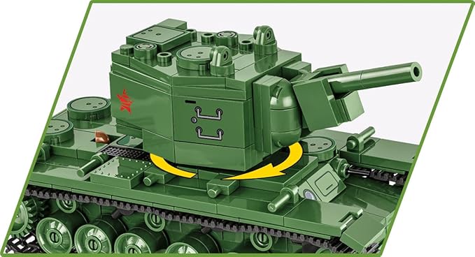 COBI Historical Collection WWII KV-2 Heavy Tank Building Set 510 Pieces