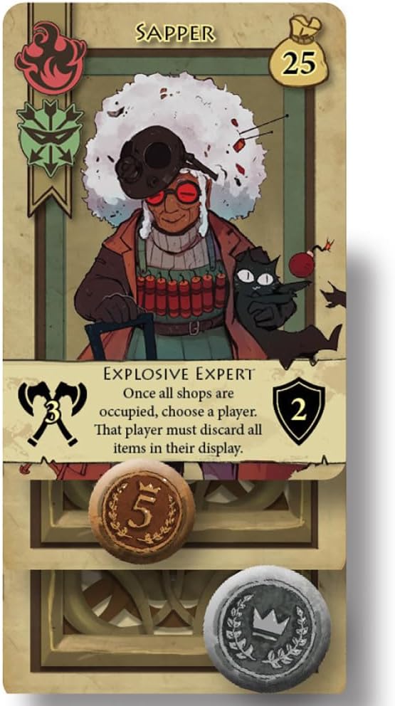 Renegade Game Studios Bargain Quest Brick &amp Mortar Expansion Board Game for Family Game Night 2-6 Players