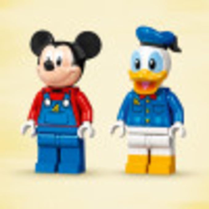 LEGO Disney Mickey and Friends Mickey Mouse &amp Donald Duck’s Farm 10775 Building Kit A Creative Play Set for Kids New 2021 (118 Pieces)
