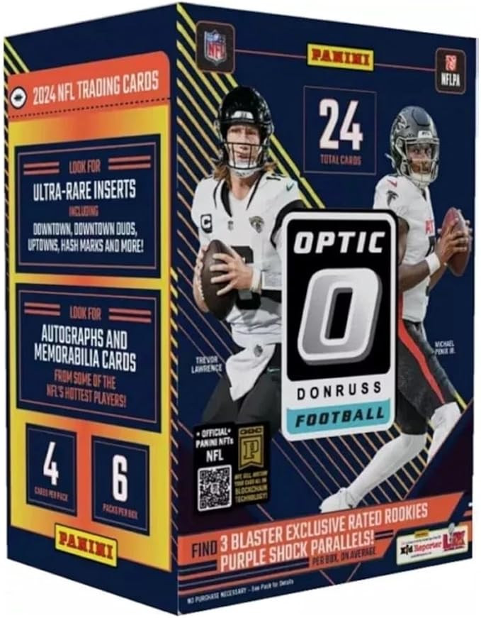 2024 Donruss Optic Football Trading Card Blaster Box