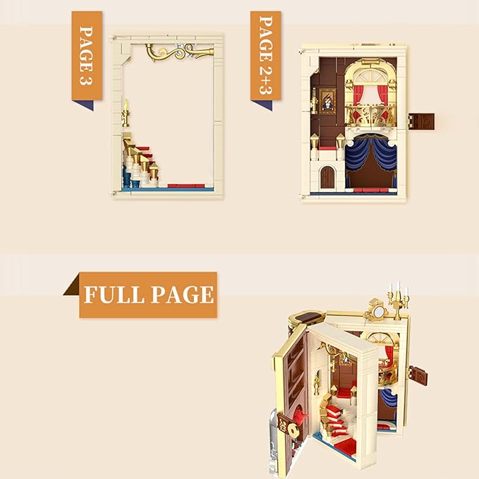 Fairytale Book Building Blocks Set Building Toys Educational Toys Gift for BirthdayChristmas New Year