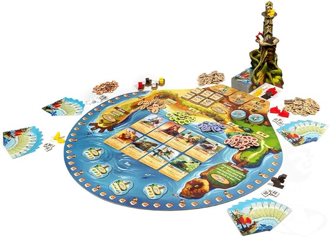 Everdell Farshore Essentials Edition | Standalone Strategy Tabletop Game with Fresh Mechanics | Explore The Northern Shores of Everdell | 2–4 Players | Age 10+ | Fantasy Tabletop Game
