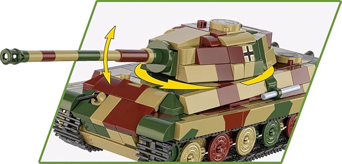 COBI Historical Collection Pz.Kpfw. VI B Tiger II Konigstiger Tank Building Set 500 Pieces