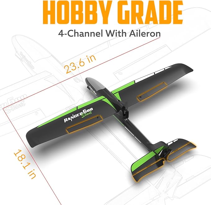 VOLANTEXRC New Version RC PlaneRemote Control Airplane for Adults4-Channel RC Plane with Durable Foam Construction3 Flight ModesOne-Key StuntsComprehensive Accessories Kit23.6*18.1 inchesRTF