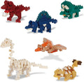 nanoblock - Dinosaurs - Dinosaur Assortment 1 (Complete Set of 6) mininano Series Building Kit