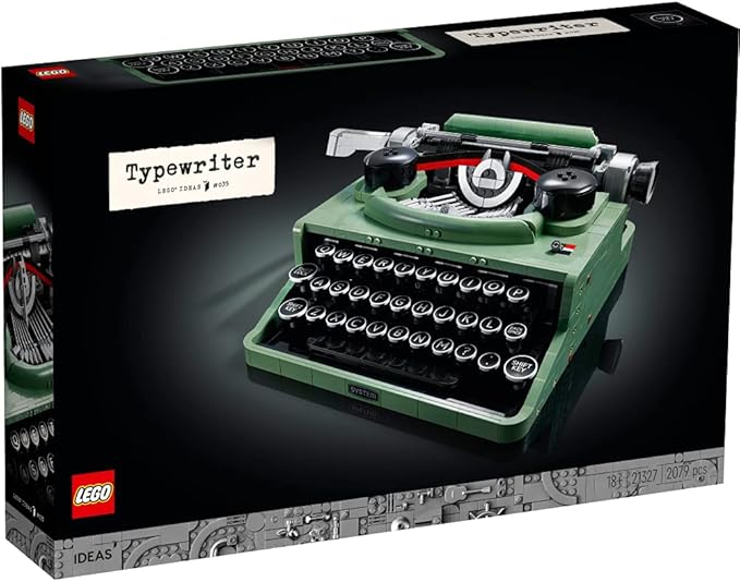 Lego 21327 Ideas The Vintage Writing Machine Original Gift Creative Hobby Kits for Adults Building Set