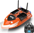 4 Boxes GPS RC Bait Boat for Fishing with 6.6lbs Load Capacity 18000mAh Battery &amp Dual Motor&ampAntena for 500M Long-Range Bait Deployment Fish Bait Boats with Stern Hook System for Fishing