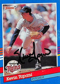 Sports Memorabilia Autograph Warehouse 247390 Kevin Tapani Autographed Baseball Card - Minnesota Twins 1991 Donruss - No. 116