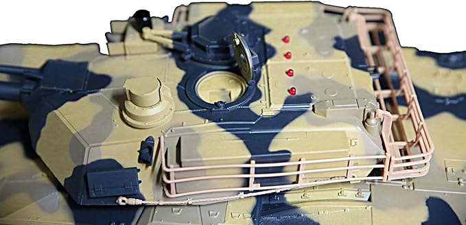 POCO DIVO Abrams M1A2 US Battle Tank RC Airsoft Panzer 1/24 Scale Model 2.4Ghz Remote Control Military Vehicle Combat Fight Infrared BB