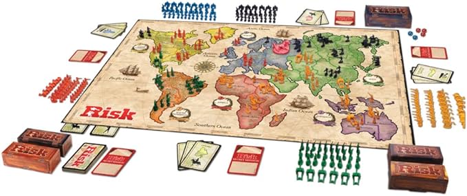 Hasbro Gaming Risk Game with Dragon for Use with Amazon Alexa Strategy Board Game Ages 10 and Up with Special Dragon Token