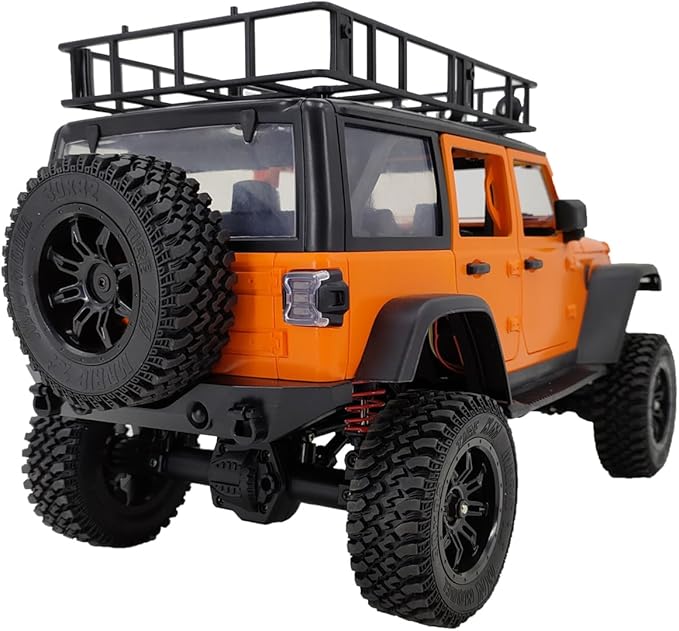 GoolRC 1:12 Scale 4 Wheel Drive Remote Control Car Off-Road Truck with Lights 2.4G Remote Control Crawler