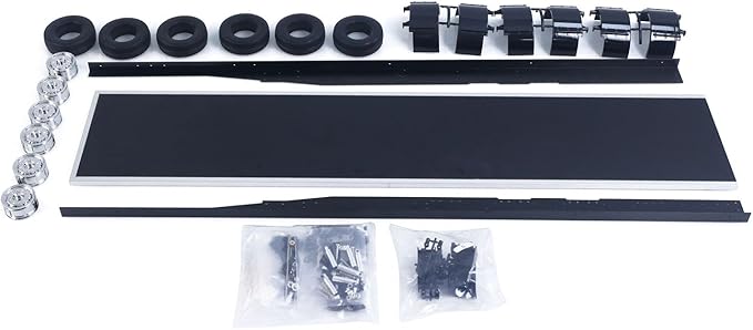 TOUCAN RC HOBBY US in Stock RC Chassis Flatbed Semi Trailer for DIY Model 1/14 Tractor Truck
