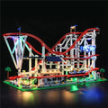 LED Light Kit Compatible with Lego Roller Coaster - Lighting Set for Creator 10261 Building Model (Model Set Not Included)