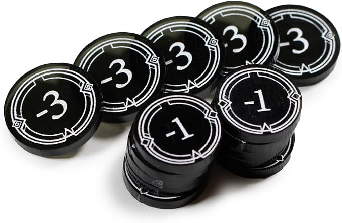 STRATA STRIKE | Lorcana TCG compatible | Transparent Acrylic Tokens - Bundle Set – Single-Sided - Designed and Handcrafted in the U.S.A