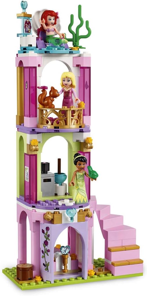 LEGO Disney Aurora Ariel and Tiana’s Royal Celebration 41162 Building Kit (282 Pieces)