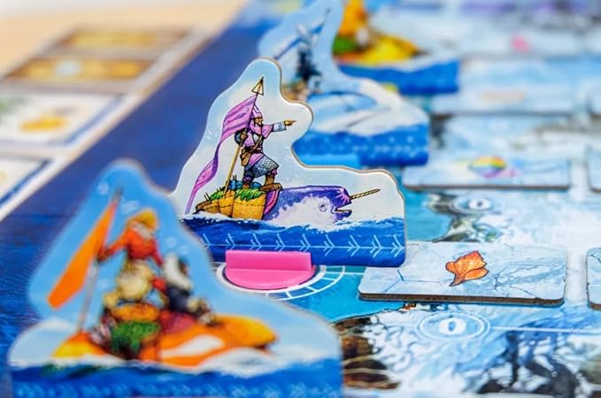 Reiner Knizia's Whale Riders Board Game | 2-6 Players | Ages 8+ | 45 Minutes | APE Games | Hand Managment | Tabletop | 2021 Meeple's Choice Award Nominee | Golden Geek Light Game of The Year Nominee