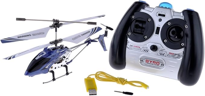 Syma S107G 3 Channel RC Helicopter with Gyro Blue