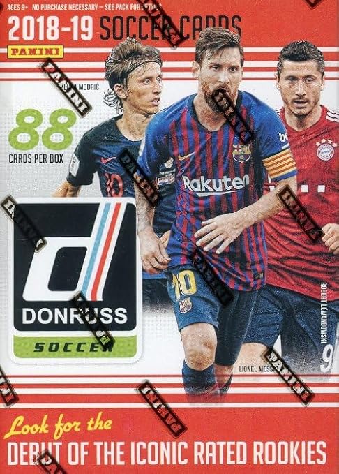 2018/19 Panini Donruss Soccer EXCLUSIVE HUGE Factory Sealed Blaster Box with 86 Cards Including OPTIC Purple Velocity &amp 2 Press Proof Green Parallels! Look for KYLIAN MBAPPE &amp VINCIUS JR Rooki