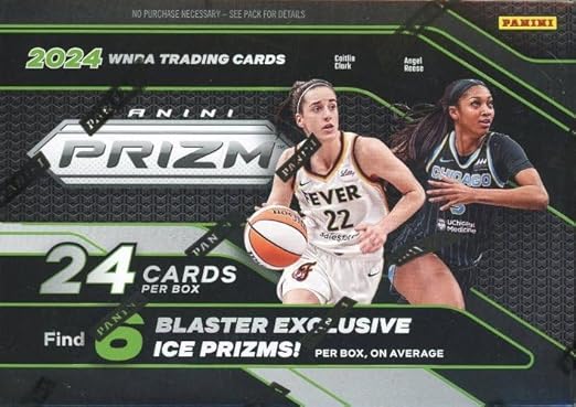 2024 Panini PRIZM WNBA EXCLUSIVE Factory Sealed Blaster Box with (6) ICE PRIZMS! Look for Rookies of Caitlin Clark Angel Reese Cameron Brink Kamilla Cardoso Aaliyah Edwards &amp Many More!