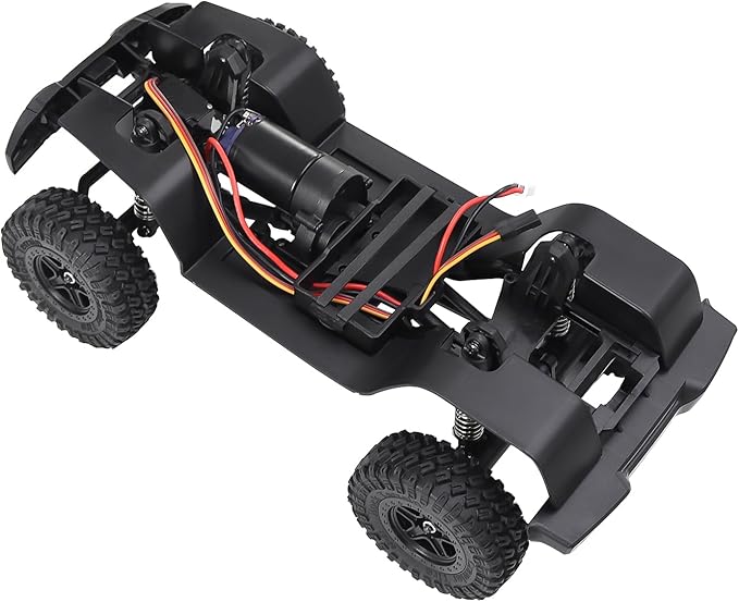 for TRX4M 155mm 6.10in Wheelbase Assembled Frame Chassis Front Rear Axles Gearbox for 1/18 AX-8560 Rc Crawler TRX4-M Bronco Defender