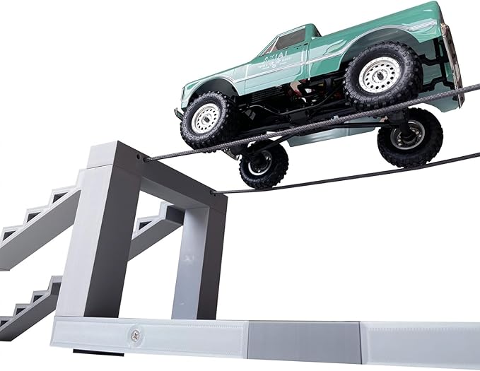 Tight Rope Drive Challenge Gray Version for 1/24 1/18 Scale RC Crawler Truck（NO Truck Included）