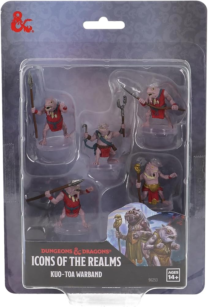 WizKids D&ampD Icons of the Realms: Kuo-TOA Warband